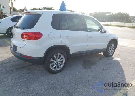 2014 Volkswagen Tiguan Se z USA, uszkodzony, nr VIN WVGAV3AXXEW525487